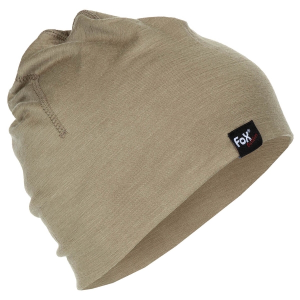 Beanie "Merino Lite" - coyote tan